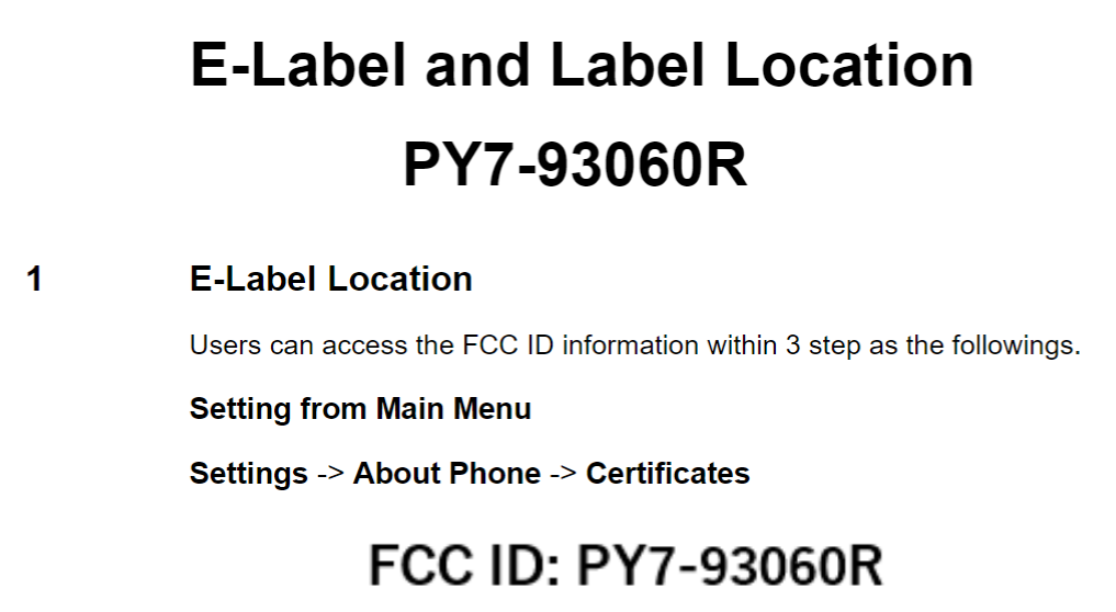 Потенциальный "компактный" флагман XPERIA 5 IV от компании Sony получил сертификат соответствия FCC под номером PY7-93060R